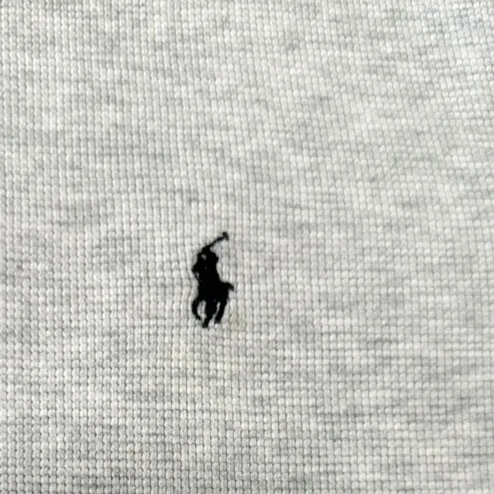 Polo Ralph Lauren Waffle Knit Thermal Shirt Men S Heather Gray 100% Cotton